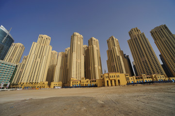 Fototapeta na wymiar Zjednoczone Emiraty Arabskie: Dubaj; Jumeirah powiat żebrowe