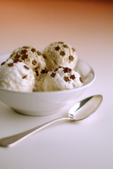 gelato con stelline di cioccolato