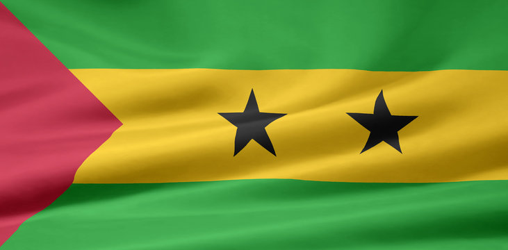 São Tomé und Príncipe Flagge