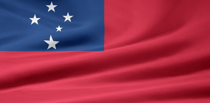 Samoanische Flagge