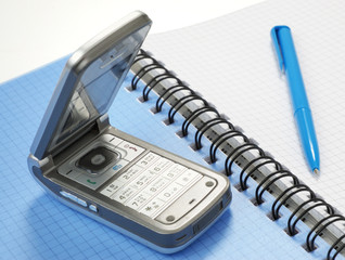 notebook & mobile phone