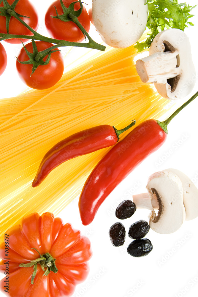 Wall mural Assortiment légumes d'italie