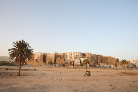 Shibam, the Manhattan of the desert, in Yemen