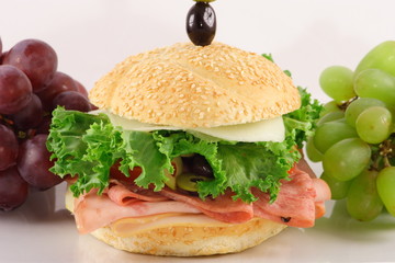 fine and organic ingredients sandwich