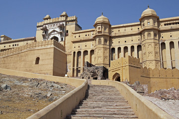 Obraz premium Entrance to Amber Palace