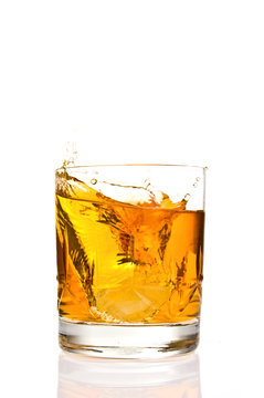 Glass of whiskey 