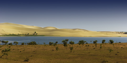 Obraz na płótnie Canvas White sand dunes