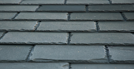 A slate roof in the north of england © Witchcraft