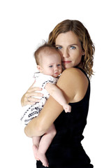 Beautiful Portrait of a Mother and Daughter