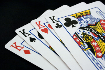Poker di re