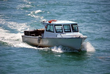 Commercial Lobster Boat