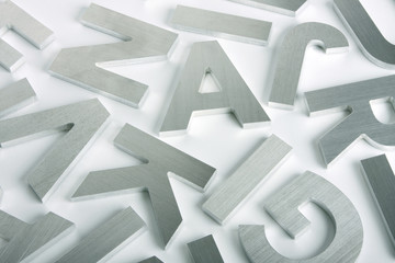 Stainless steel letters