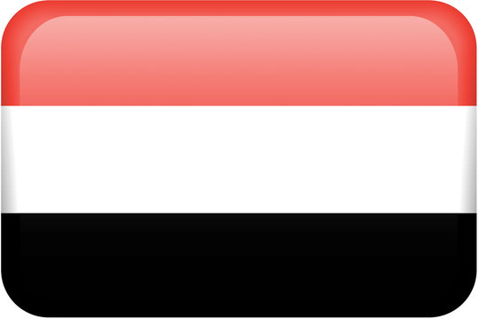 Republic of Yemen Flag Button