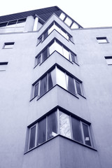 building in futuristic style