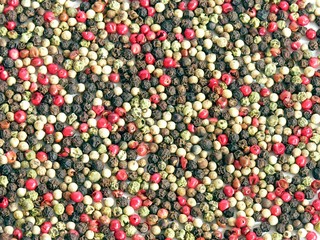 multicolor pepper grains background