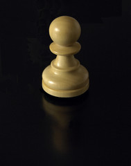 Chess Pawn With Shadow
