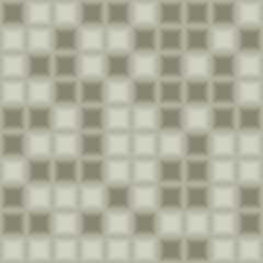 Brown 3d tiles - seamless vector pattern