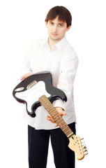 Obraz premium Man with guitar