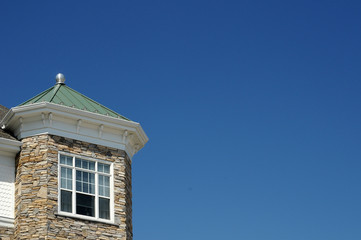 Corner Apartment with a turret tower