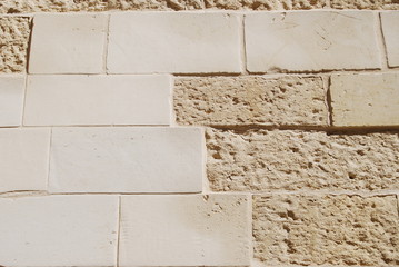 A brick stone wall