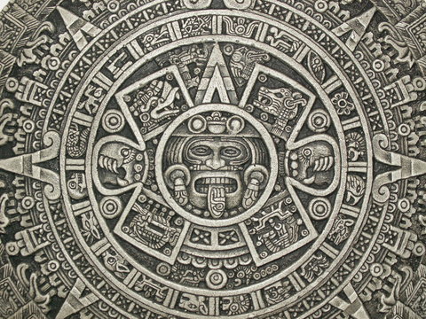 Aztec Solar Calendar Stock Photo | Adobe Stock