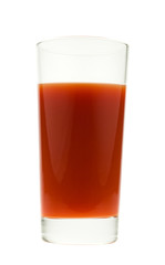 glass of fresh tomato juice