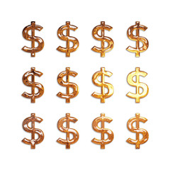 Obraz premium Dollar sign