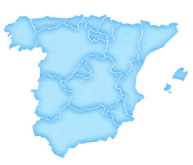 Carte Espagne Grain de Bleuté