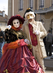 Fototapeta na wymiar Carnaval vénitien