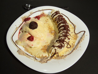 SchokoBanane mit VanilleEis