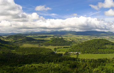 Obraz premium Paysage d'Auvergne