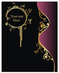 aviso clasico en vector