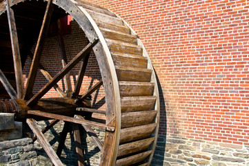 old mill wheel