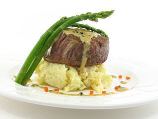 filet mignon side view