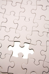 Piece missing from jigsaw puzzle