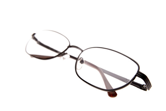 Glasses isolated over white