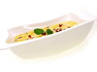 bananen kompott mit johannisbeeren