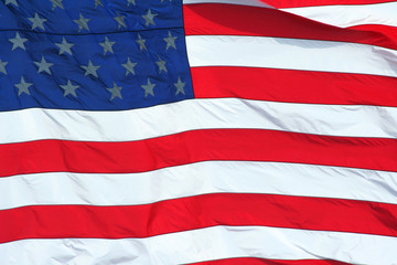 US Flag macro background