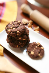 Homemade chocolate cookies
