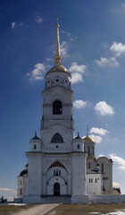 Obraz premium The belltower of Cathedral of the Assumption