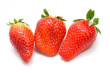 3 strawberries