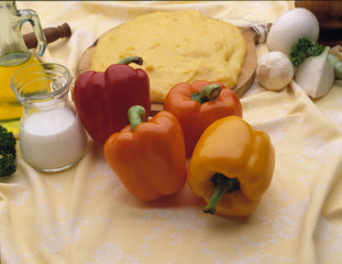 Polenta e peperoni