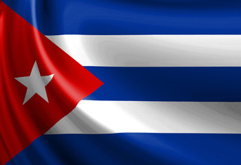Fototapeta premium Cuban flag