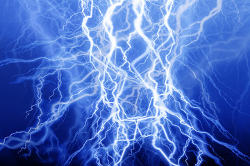 Blue lightning