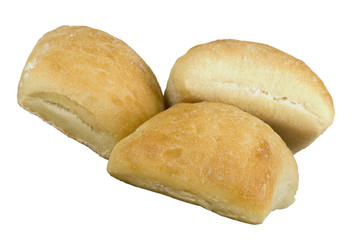 Three Ciabatta Sandwich Rolls