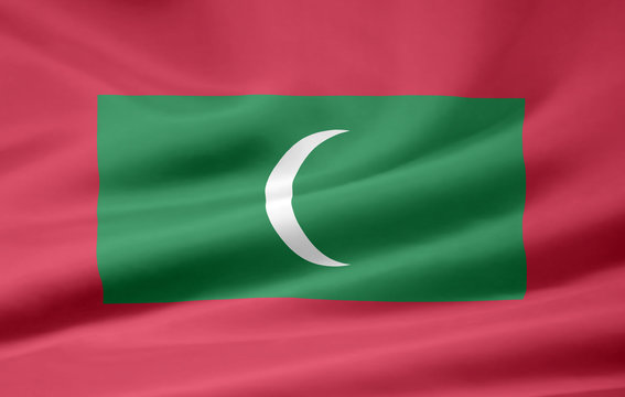Maledivische Flagge