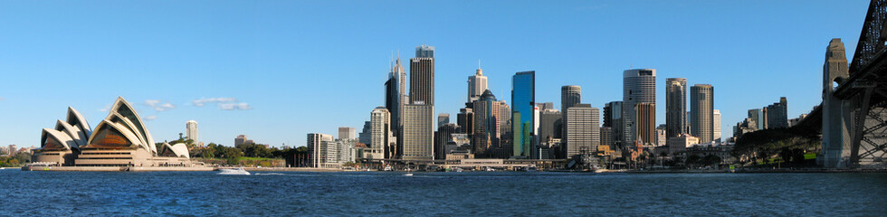 Fototapeta na wymiar Sydney Skyline panorama