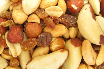 Nuts mixed snack food 
