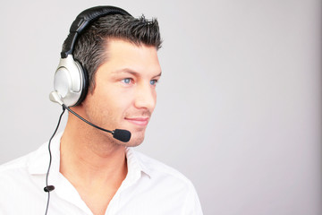 Mann Support Headset Telefon