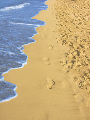 Traces on sand